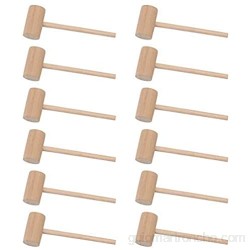 15 unids mini martillo de madera langosta cangrejo Mallet madera marisco cangrejo golpeando juguetes palpitando juguetes para mariscos