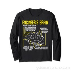 Engineer\'s Brain Divertidos juegos de ingeniería Proceso Manga Larga