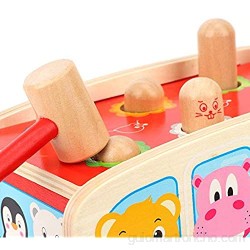Juguete educativo para niños patrón de dibujos animados juguetes para bebés juguetes para niños martillos de madera juguetes educativos para educación temprana juguetes para bebés de