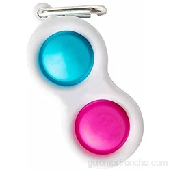 lanqi Juguetes para adultos para niños juguete de empuje de burbujas simple antiestrés control de presión juguete educativo (color : C)