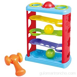 PlayGo - Torre rampas de 3 pelotas y martillo (44557)