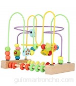 Cuenta De Madera Maze Actividad Cubo Fruits Slide Abacus Toddler Roller Coaster Educational Toy L Mini Cuentas Redondas