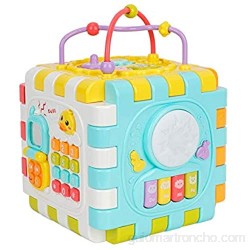 La Actividad del Bebé Cubo con Engranajes Espejo Abacus La Gota Maze Shape Sorter Juego De Cubos For Bebés Y Niños Pequeños Ábaco de Juego para Niños (Color : Multi-Colored Size : Free Size)