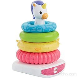 Fisher-Price Pirâmide argolas do unicornio brinquedo para bebê (Mattel GDR82)