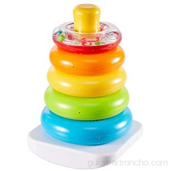 Fisher-Price Rock-a-Stack juguete clásico de apilar aros para niños + 6 meses (Mattel GKD51)
