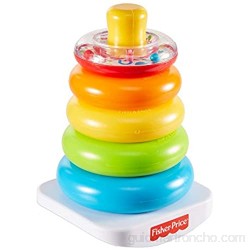 Fisher-Price Rock-a-Stack juguete clásico de apilar aros para niños + 6 meses (Mattel GKD51)