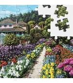 Relish ‘Monet\'s Garden’ Puzle de 63 Piezas - diseñado para Personas ancianas con Demencia / Alzheimer’s