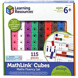Set para adquirir soltura en matemáticas de Learning Resources - Cubos MathLink