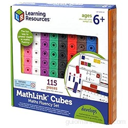 Set para adquirir soltura en matemáticas de Learning Resources - Cubos MathLink