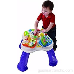 VTech Baby - Mesita parlanchina 2 en 1 mesa de actividades infantil con panel interactivo de actividades extraíble (80-148022)
