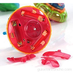 YYhkeby Juguete giratorio superior con LED y música Peg-top Hand Spinner Gyro Juguete regalo para niños Color al azar Jialele