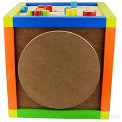 Bebé laberinto Actividad de madera Play Cube por juguete de rompecabezas de aprendizaje de madera para niños pequeños Conforme Forma Mazas Mazas Bolas de madera Forma Bloques de clasificación y más
