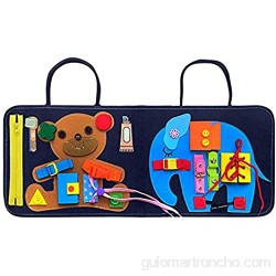 Montessori - Tabla de actividades para niños pequeños para motricidad fina juguete educativo