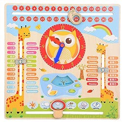Educación de la Primera Infancia Reloj Juguete Rompecabezas Niños Aprendizaje Juguete Colorido para niños Aprendizaje Preescolar