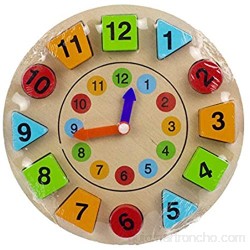Hellery Niños Que Aprenden El Reloj de Juguete Que Enseñan Los Juguetes del Reloj para 1 2 3 años de Edad