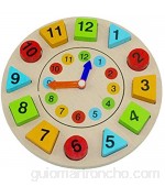 Hellery Niños Que Aprenden El Reloj de Juguete Que Enseñan Los Juguetes del Reloj para 1 2 3 años de Edad