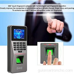 Huella Digital biométrica del Reloj de Tiempo para la gestión automática de la Seguridad de la Oficina