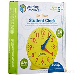 Learning Resources- Reloj de 24 Horas para los Alumnos Big Time Color (LER3101)