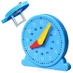 OMMO LEBEINDR Niños Reloj Maestro De Aprendizaje Tiempo Engranaje Reloj Aprenda a Decir La Hora del Reloj Enseñanza Juguete Divertido 1pc