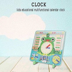 SALUTUYA Calendario Juguete Educativo Reloj de Juguete para niños