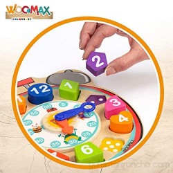 WOOMAX - Reloj actividades madera woomax (46488)