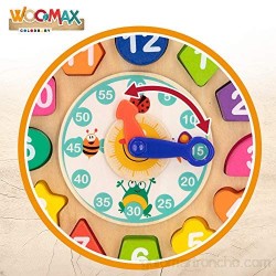 WOOMAX - Reloj actividades madera woomax (46488)