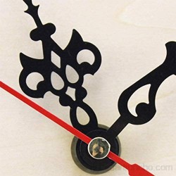 Wosune Reloj ensamblado de Bricolaje Rompecabezas de Reloj práctico Reloj para niños Reloj de Madera de Bricolaje Rompecabezas de Reloj de Madera Seguro para Pintar Promueve la