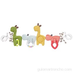 Fehn 059137 Loopy & Lotta - Cadena para cochecito de bebé con figuritas para colgar multicolor