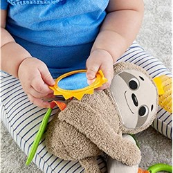Fisher-Price - Oso Perezoso Activity Juguete y Peluche de Actividades para Bebé Recién Nacido (Mattel FXC31)