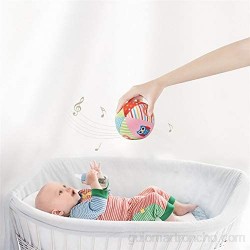 Bolas bebé Colorido bola del apretón de la mano del bebé de la bola de la bola sensorial del bebé calmante Toy Educación de la primera bola del paño for el bebé Textura Conjunto de bola multi sensori
