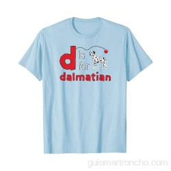 D es para perro dálmata y diseño de pelota Camiseta