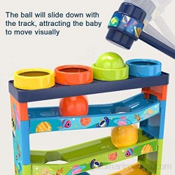 HUSHUI Kids Pound a Ball Toy Habilidades Deportivas competitivas Juguete Educativo Regalos de cumpleaños para niños Juguetes educativos para bebés y niños pequeños