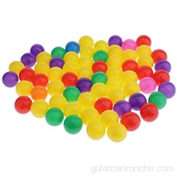 lahomia 100Pc Ball Colorful Ball Juguete de Natación de Bola de Océano de Plástico Suave Al Aire Libre Niño