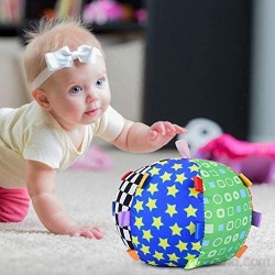 Lecxin Juguetes de Pelota para bebés Juguetes de Pelota de diversión Suave Material de Tela Ligeros para bebé niña