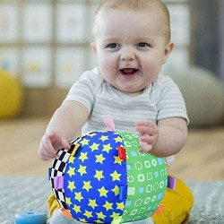 Lecxin Juguetes de Pelota para bebés Juguetes de Pelota de diversión Suave Material de Tela Ligeros para bebé niña