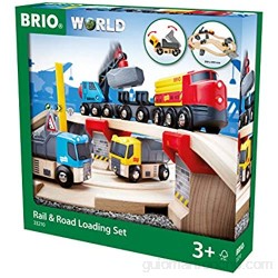 Brio 33210 - Circuito de carreterar para coches y locomotaras de juguete [Importado de Alemania]
