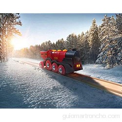 BRIO 33592 Gran Locomotora Roja a Pilas con Luz y Sonido BRIO Trenes-Vagones-Vehículos Edad Recomendada 3+