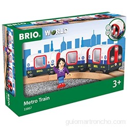 BRIO 33867 Metro con luz y sonido BRIO Trenes-Vagones-Vehículos Edad Recomendada 3+