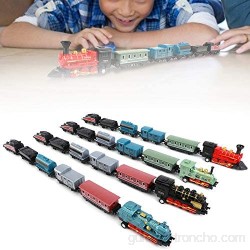 Juguete de trenes juego de modelos de trenes de fácil operación ecológico para regalos(#1 model)