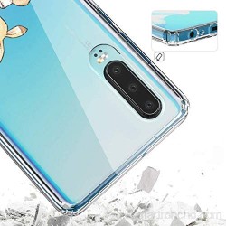 Suhctup Funda Compatible con Huawei Enjoy 8 Plus Transparente Carcasa con Dibujos Animados TPU Silicona Protectora de Golpes Anti Choques Slim Case Cover Bumper para Huawei Enjoy 8 Plus(11)