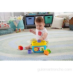 Fisher-Price - Bloques Infantiles Juguete Bloques Construcción para Bebé +6 Meses (Mattel FFC84) + Maracas Musicales Juguete y sonajero para bebé +3 Meses (Mattel BLT33)