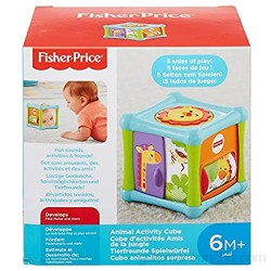 Fisher-Price - Cubo animalitos sorpresa Juguete de actividades para bebés +6 meses (Mattel BFH80) color/modelo surtido