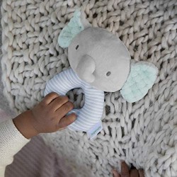Ingenuity Sonajero aro y peluche suave el elefante Van a partir del nacimiento