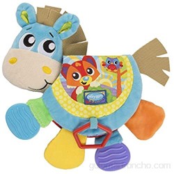 Juguetes Playgro Libro musical en forma de caballo Klipp Klapp Juguete para bebés A partir de 3 meses Libre de BPA Colorido 40219