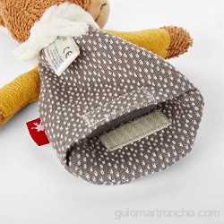 SIGIKID Sonajero para niños y niñas HoniBoniBear con cojín térmico de huesos de cereza juguete para bebés a partir de 0 meses color marrón/gris 39431