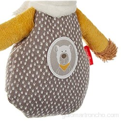 SIGIKID Sonajero para niños y niñas HoniBoniBear con cojín térmico de huesos de cereza juguete para bebés a partir de 0 meses color marrón/gris 39431