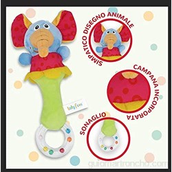 Synchain Baby Rattle Toy - 5 paquetes de muñequeras para recién nacidos con sonajeros simpáticos animales Developmental Soft Toys para bebés de 0 a 12 meses