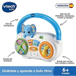 VTech- Baby Radio. Sonajero Activity Interactivo bebé +6 Meses Color (3480-533322)