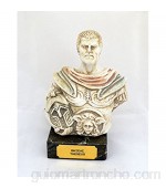 Busto de escultura de héroe fundador griego de Theseus