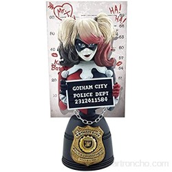 DC Comics 24403 Harley Quinn Mugshot Busto Estatua
